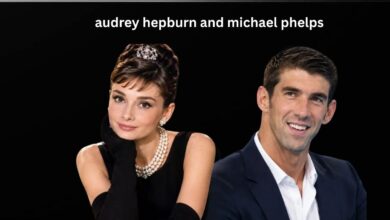 Audrey Hepburn and Michael Phelps