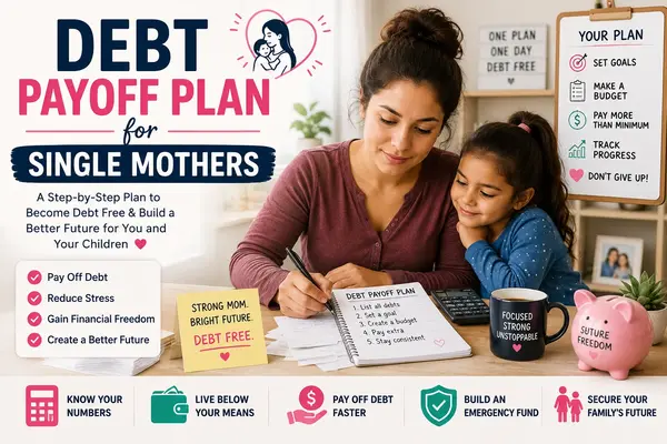 Debt payoff plan for single mothers to reduce debt and achieve financial freedom
